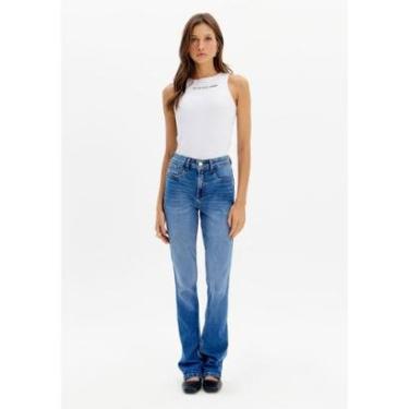 Imagem de Calça Jeans Boot Cut Cintura Alta-Feminino