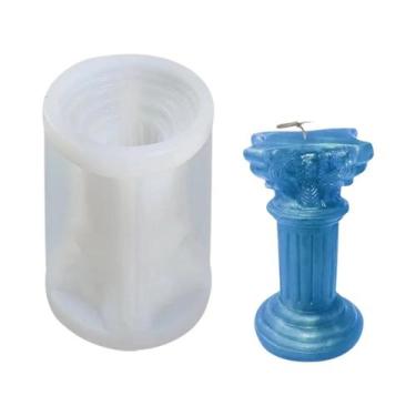 Imagem de Molde De Silicone Para Vela Em Coluna Romana 3D DIY Estátua De Vênus A