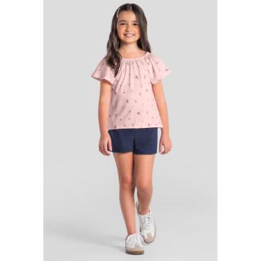 Imagem de Conjunto infantil menina florido Brandili