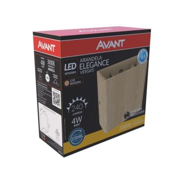 Imagem de Arandela Versat, 4w, 3000k-luz Amarela, Bivolt, Avant