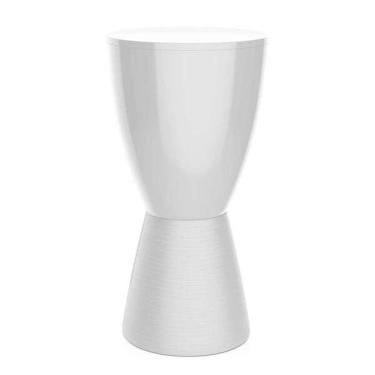 Imagem de Banqueta Alta Carbo Polipropileno Assento Plástico 66,5 Cm Branco I'm In Home