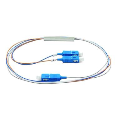 Imagem de Cabo Óptico Splitter PLC 1×2 SC-UPC XFS121 para Divisão Precisa de Sinal em Redes FTTH...