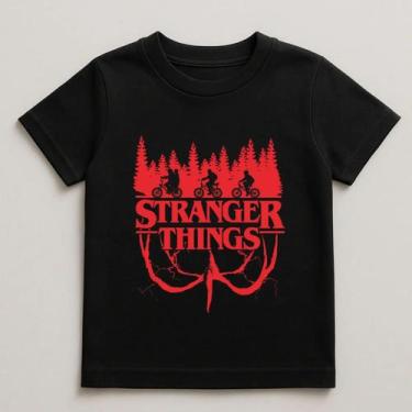 Imagem de Camiseta Infantil Serie Stranger Things Edição Nova Oferta - Mil Camis