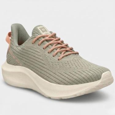 Imagem de Tênis Olympikus Rua Feminino - Musgo e Rosa - 36, 36