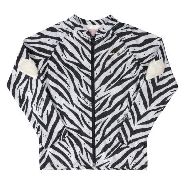 Imagem de Jaqueta Infantil Quimby Malha Flanelada Zebra Feminina-Feminino