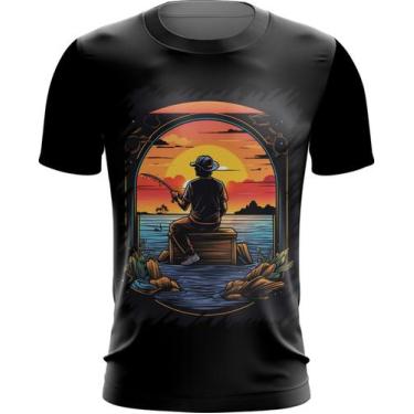 Imagem de Camiseta Dryfit Pesca Esportiva Pôr do Sol Peixes 20 - Kasubeck Store®
