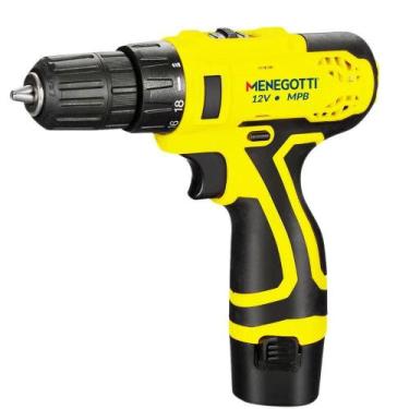 Imagem de Parafusadeira 3/8" 12V 1,3Ah Carregador Bivolt Menegotti