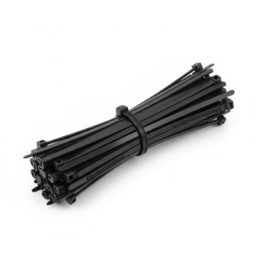 Imagem de Abraçadeira Nylon 200 x 4,8mm Preta 100un A11012 Ajax - Unica Unico, U