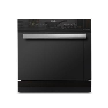 Imagem de Lava-Louças Philco PLL10 10 Serviços Preta 6 Programas Embutir Painel Digital