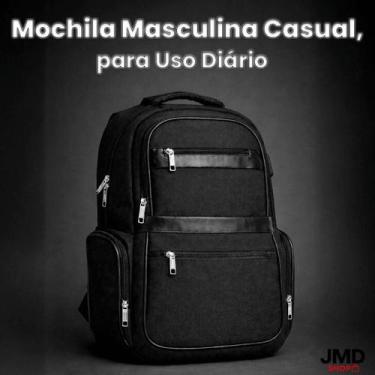 Imagem de Mochila para Notebook com Compartimentos Organizados e Entrada USB Ext
