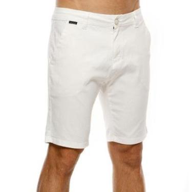 Imagem de Bermuda Sarja Masculina Passeio Ziper e Botão-Masculino