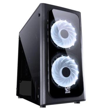 Imagem de Gabinete Mid Tower Pcyes VENPT7C2FCA Venus 2 Fans 120mm Led 7 Cores Pr