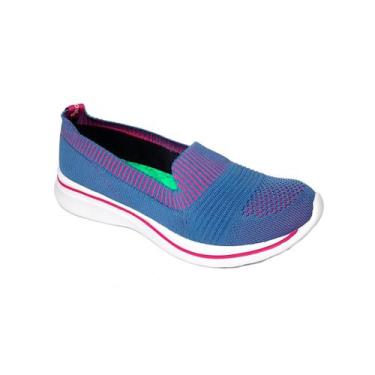 Imagem de Tenis Meia Feminino Dijean caminhada Joanete academia 89418, 35, Jeans