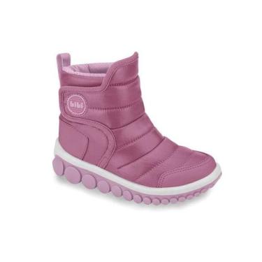 Imagem de Bota Infantil BIBI Roller 2.0 Drop New Impermeável Feminino, Rosa matt