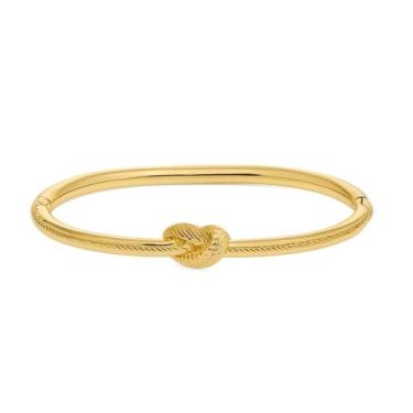 Imagem de Bracelete Nó- Banhado em Ouro 18k - Tri Gata Semijoias
