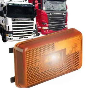 Imagem de Lanterna Lateral Estribo para Scania 124 / PGR / S5 com LED (1737413) 