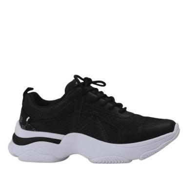 Imagem de Tênis Casual Feminino Dad Sneaker Chunky Ramarim 22-74204, Preto, 38