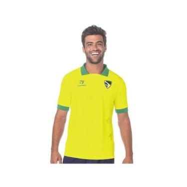 Imagem de Camiseta Topper Brasil Retrô M/M 8522013 Amarelo, P, Amarelo