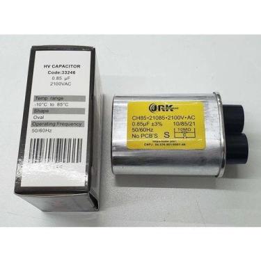 Imagem de Capacitor Microondas 0,85mfx2100 Ter. 4,2mm Estreito 33246 Jrk