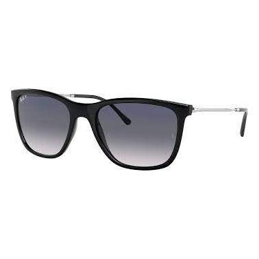 Imagem de Óculos de Sol Feminino Ray-Ban RB4344 601/78 Polarizado, Preto