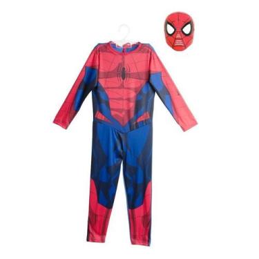 Imagem de Fantasia Do Homem Aranha Infantil Vingadores Longa - Regina Festas, G