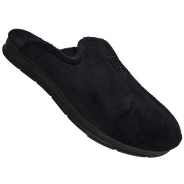 Imagem de Pantufa Masculina Adulta Pegada Atoalhada 166001, Preto, 38