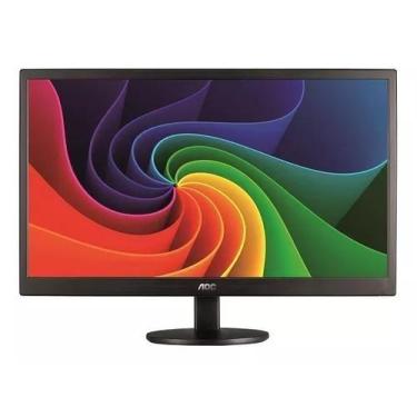 Imagem de Monitor 18.5 AOC LED HDMI VGA 5ms E970SWHNL