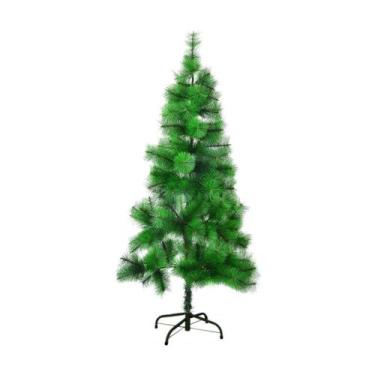 Imagem de Árvore Natalina Verde Tradicional 1,20metros Decoração Natal - Solução