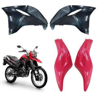 Imagem de Kit carenagem tanque xtz 250 lander vermelho 2023 2024 2025 - Yamaha