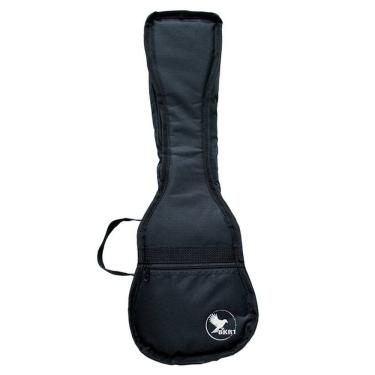 Imagem de Capa para Ukulele Concert Luxo Nylon 600 Isotérmica 1,3mm com Alças de Mão e Costas Preto