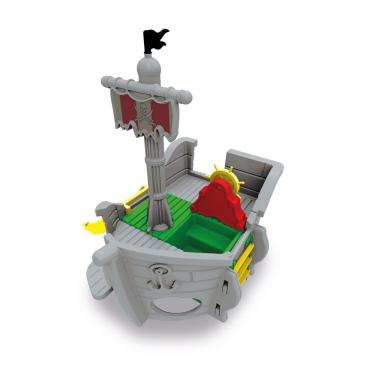 Imagem de Playground Infantil Navio dos Piratas Amarelo a Partir de 3 Anos em Polietileno com Escorregador e Escalada para Área
