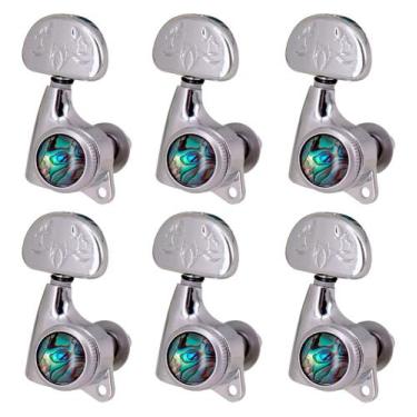 Imagem de Tarraxa blindada ronsani para violão rvt-1 pro c/ trava abalone 1464