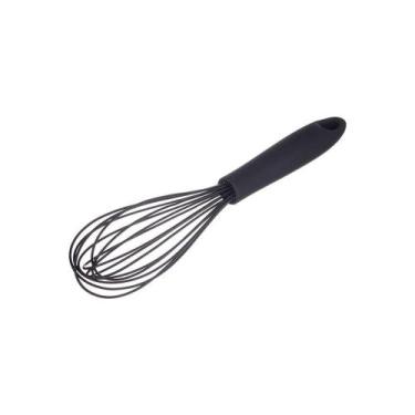 Imagem de Batedor Manual Fio Silicone com Cabo PP Preto 31 cm Weck - Weck UD