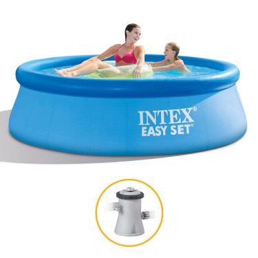 Imagem de Piscina Inflável Easy Set 7.290 Litros com Filtro - Intex 110