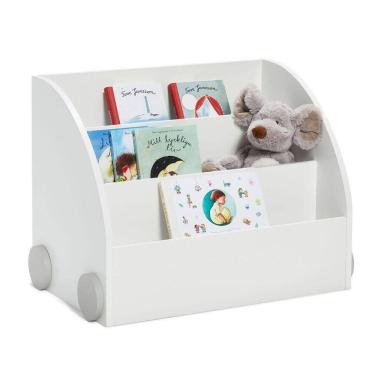 Imagem de Organizador Infantil Carrinho Livreiro Omar MDF 15mm Woodcore