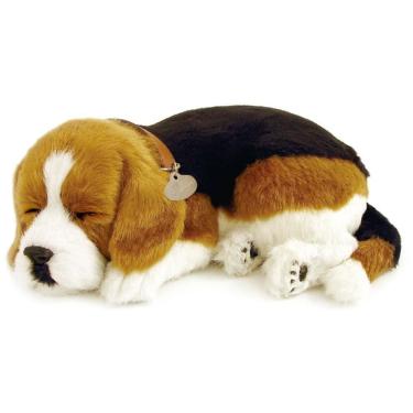 Imagem de Brinquedo Perfect Petzzz Filhote Cachorro Beagle Dorminhoco com Caminha e Certificado Imex