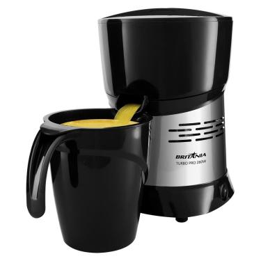 Imagem de Espremedor de Frutas Britânia Turbo Pro 260W Bivolt com 2 Cones de Extração e Jarra 1,3L Preto