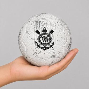 Imagem de Mini Bola Futebol Campo Oficial PVC Resistente - - Dualt, Corinthians,
