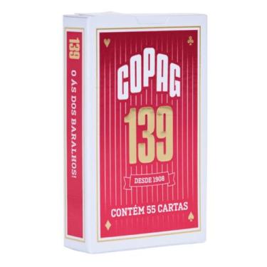 Imagem de Baralho Copag 139 Tradicional Naipe Convencional - Vermelho - 91011V