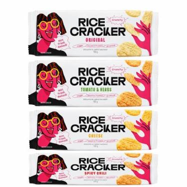 Imagem de Combo 4 uni biscoito arroz rice cracker original 100g - THE DELI SECRE