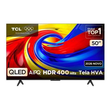 Imagem de Smart TV 50 Polegadas TCL 50P7L com Design Slim QLED 4K Advanced Proce