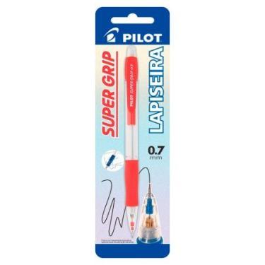 Imagem de Lapiseira 0.7mm Super Grip Vermelha H-187 SL com 1 unidade - Pilot
