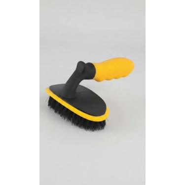 Imagem de Escova Limpeza Pneus Cerdas Duras Automotivo 17cm - Congratulations St