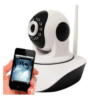 Imagem de Camera IP Ir Wireless com Visão Noturna para Celular Iphone e Android - IP032CK