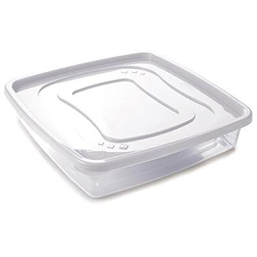 Imagem de Pote 3, 2 L Quadrado, Plasútil, Branco