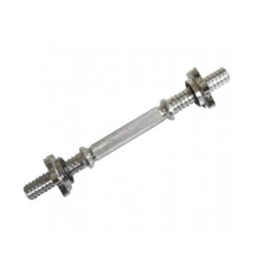 Imagem de Barra Reta 40cm Cromada E 2 Porcas Estrela 28mm Diâmetro