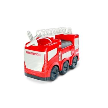 Imagem de Mini Veiculo De Passeio Caminhao Giant Bombeiro Com Escada