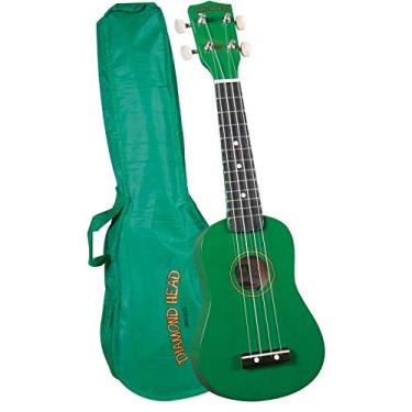Imagem de Diamond Head Ukulele Soprano arco-íris DU-105 - Verde