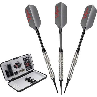 Imagem de Viper V-Factor 90% dardos de ponta macia de tungstênio com estojo de armazenamento/viagem, anel, 18 gramas