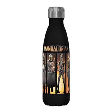 Imagem de Star Wars Garrafa de água de aço inoxidável Boba Box Up, 482 ml, multicolorida